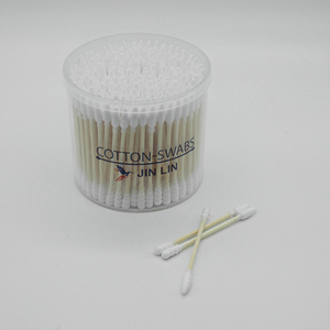 Paket Besar 300 Pcs Cotton Bud Dua Sisi Grosir untuk Penggunaan di Rumah/Perjalanan - Product Image 1