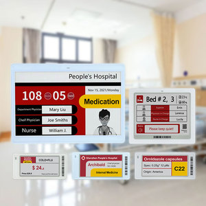 ป้ายแสดงผลอิเล็กทรอนิกส์แบบ E-Ink ไร้แบตเตอรี่ NFC สำหรับระบบป้ายเตียงผู้ป่วยแบบไร้กระดาษในโรงพยาบาล (ขายส่ง) - Product Image 1