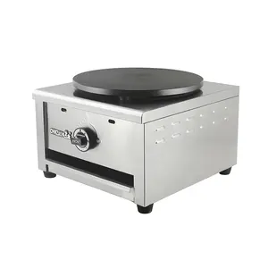 Gas Single 400mm Non-stick Cooking Plate Professional Crepe Maker Machine