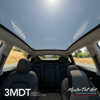 Kit de Película Inteligente PDLC Astrace 3MDT para Ventanas de Auto, Bloqueo de 60% de Infrarrojos y 99% de Rayos UV, Grosor de 10mil, Garantía de 5+ Años para el Cristal Trasero del Techo del Tesla Model 3