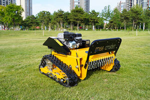 Nouveau coupe-herbe télécommandé haute tondeuse à gazon 500mm 800mm RC tondeuses à gazon hybride gaz-électrique tondeuse à fléaux - Product Image 5