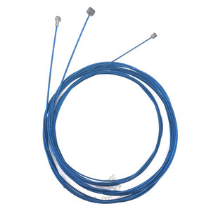 Câbles de frein et de changement de vitesse en acier inoxydable 304 avec revêtement bleu et embouts pour VTT, vélo de route et accessoires de vélo - Product Image 2