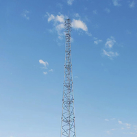 Tour de communication à trois pattes Antenne de tour en acier de haute qualité Tour 5g