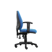 Fauteuil de bureau ergonomique moderne en tissu avec roulettes en nylon, faible MOQ