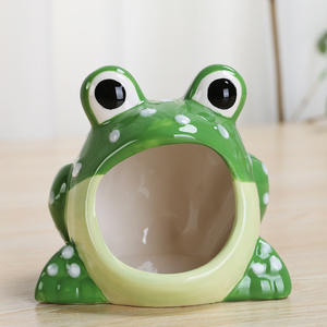 Nido de Cerámica para Hámster con Forma de Rana, <span class=keywords><strong>Jaula</strong></span> para Hámster con Diseño de Flamenco, Accesorios para Hámster - Product Image 5