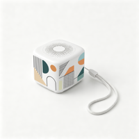 2026 My Mark Mini Haut-parleur sonore portable, machine à bruit blanc pour le sommeil et apaisant, avec motif personnalisé, minuteur, rechargeable, souvenir