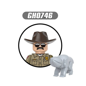 G0195 G0196 Personajes de la Serie de TV Americana Will, <span class=keywords><strong>Dustin</strong></span>, Robin, Steve, Mike, Juego de Bloques de Construcción de Plástico, Mini Figuras de Acción Educativas - Product Image 6