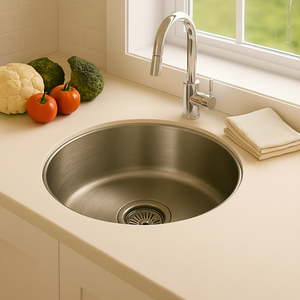 Bol unique Nano 304 <span class=keywords><strong>Petit</strong></span> évier rond en acier inoxydable - Product Image 2