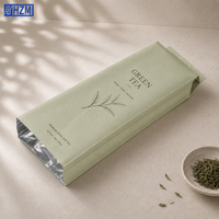 Bolsa con fuelle personalizada para envasado de té, café en polvo, a prueba de humedad, sellado al vacío, sellado trasero, bolsa para envasado de alimentos