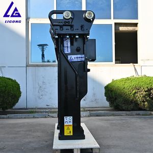 Disjuntor hidráulico do martelo SB81 SB121 da escavadeira de economia de tempo com sistema lubrificantes automático - Product Image 2