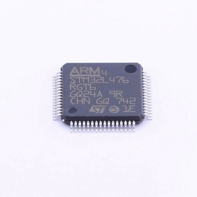 MCU 32-Bit STM32 ARM Cortex M4 RISC 1024KB Flash 1.8V/2.5V/3.3V 64-Pin LQFP Tray - Trays STM32L476RGT6 Integrated Circuit