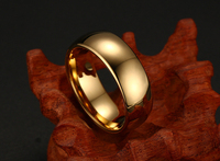 Neueste Schmuck Blank 8mm Wolfram Stahl Ring Geschenk für ihn