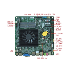 บอร์ดพัฒนาคอมพิวเตอร์ควบคุมอุตสาหกรรม Win10 พร้อม Intel i7 Embedded X86 Core Board รุ่นที่ 12 - Product Image 1