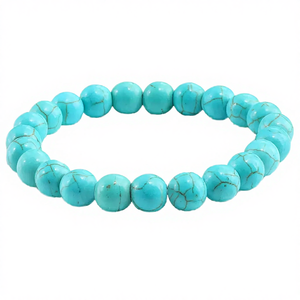 Best Selling Geometric Bohemian Style <b>Beaded</b> <b>Bracelet</b> for Unisex Anniversary Gift with Turquoise and Natural Stones - Product Image 4