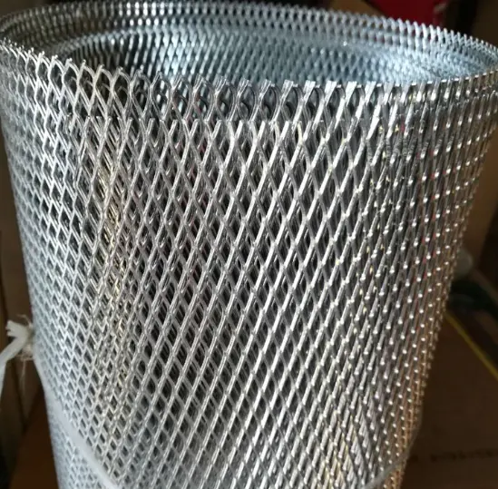 Fabrika gıda filtresi için paslanmaz çelik plaka genişletilmiş Metal ızgara teli özelleştirmek
