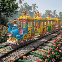 Manèges de trains d'amusement sur rail, mini-trains de centre commercial, trains électriques pour enfants, ensemble de train sur rail jouet