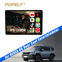 Promo Panas Monitor Multimedia Kursi Belakang 13.3" Android 13.0 8 Core Layar Sentuh Tinggi WiFi USB AUX dan Audio BT TV Mobil untuk Denza B8