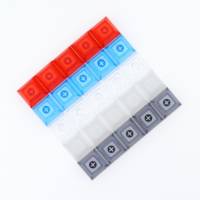 2024 Wholesale Buy Bulk Multi Color PBT Low Profile Keycaps Blank DSA Keycaps DIY Mechanical Keyboard White Black Keycaps