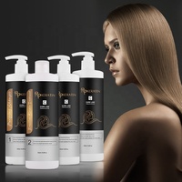 Kit de Lissage Professionnel à la Kératine 8% en Gros, Traitement Capillaire Brésilien Lissant à la Protéine de Kératine