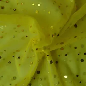 100% Nylon Tüll netzgewebe rohr mit Goldstaub für kleidung