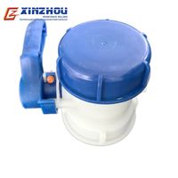 Réservoir de vanne papillon IBC VALVE 62/75/100 Vanne Plastique Pour Cuve Sortie avec écrou pour gazole eau