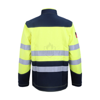 Combinaison Softshell ignifuge de sécurité réfléchissante haute visibilité pour veste et pantalon de travail pour hommes