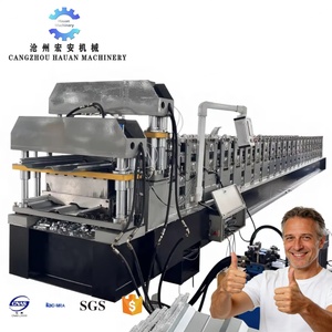 Steel Structure Roof Angle <b>Chi</b> Tile Forming <b>Machine</b> for Colored Glaze Steel with Gear & Bearing - Product Image 1