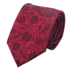 Hamocigia – cravate en Jacquard 100% Polyester pour homme