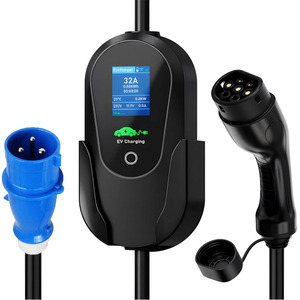 32A EV-Ladekabel Europäischer Standard Intelligentes EV-Ladegerät CEE-Stecker Typ 2 Tragbare Ladestationen APP-Steuerung TÜV-Zertifiziert - Product Image 1