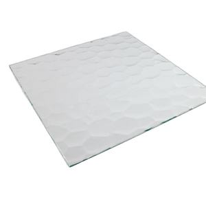 Painéis Decorativos de Vidro Temperado Ultra Claro e Ecológico Personalizáveis por Atacado com Design Pontilhado para Banheiro - Product Image 1