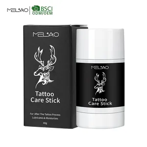 Melao tatuagem em bastão orgânico de ervas, tatuagem profissional para cuidados posteriores, venda, creme de reparo para após cuidados, itens de tatuagem
