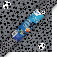 Couverture de livre autocollante en PP pour garçons, fabriquée en Chine, avec motifs de véhicules de construction/raies/football