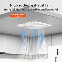 Ventilateur d'évacuation de cuisine, haute puissance d'aspiration, faible bruit, ventilation silencieuse, montage mural ou sur toit, électrique, salle de bain, chambre à coucher, extraction d'air