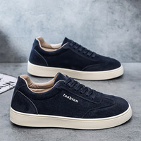 Chaussures décontractées pour hommes 39-45, respirantes, en cuir PU, légères, baskets en caoutchouc, nouvelles chaussures confortables pour hommes