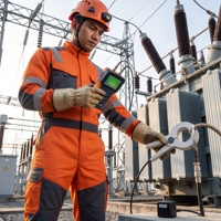 Probador de Corriente de Puesta a Tierra para Núcleos de Transformadores, Rango Amplio 0~30A, Detector de Corriente de Fuga de 0.1mA para Mantenimiento en la Industria Eléctrica