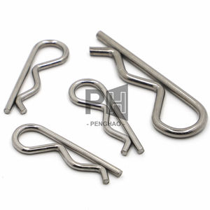 Clips de <span class=keywords><strong>goupille</strong></span> d'attelage en acier inoxydable 1/1, <span class=keywords><strong>2</strong></span>/1, 6/1, 8/<span class=keywords><strong>2</strong></span>/<span class=keywords><strong>2</strong></span>, 5/3/4/5mm, Clip de sécurité fendu en acier au Zinc, fusible fendu de Type R - Product Image 4