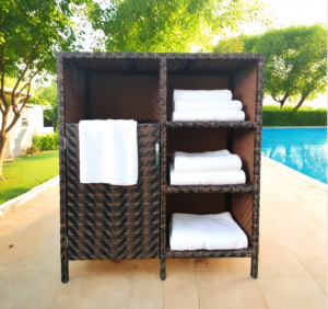 Yoshen <span class=keywords><strong>résine</strong></span> extérieure piscine serviette meubles grande serviette rangement bac <span class=keywords><strong>armoire</strong></span> tous temps mobile <span class=keywords><strong>extérieur</strong></span> piscine serviette Valet - Product Image 4