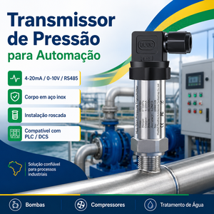 Capteur piézoélectrique à silicium hautement diffusé pour l'eau, RS485 4-20MA, pour l'azote, 2 ou 3 fils - Product Image 1