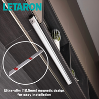 Barre lumineuse LED à activation par geste de la main, 3 CCT sélectionnables, à performance stable, moderne, écologique, avec capteur IR magnétique pour armoire