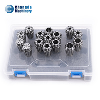 Accessoires pour machines-outils, jeu de 15 pinces ER20 en pouces, 1/8, 1/4, 1/2, qualité AA, acier 65Mn pour machines CNC
