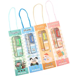 Five Piece Stationery Set Children Birthday Gift Cute Set Items Wholesale Supplies Product Office Stationary Kids Set