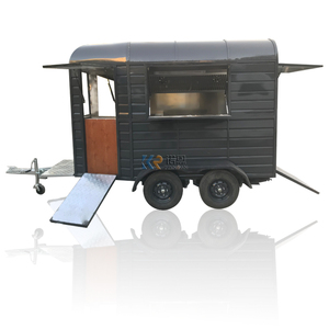 Remolque de caravana móvil, camión de comida para aperitivos a la venta, carrito eléctrico de venta de catering rápido en la calle, furgoneta para perros calientes con certificación CE - Product Image 5
