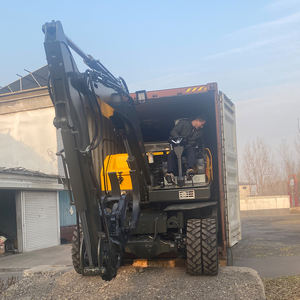 Giá rẻ <span class=keywords><strong>8ton</strong></span> bánh máy xúc 13ton <span class=keywords><strong>Wheel</strong></span> Máy xúc với XÔ TẬP tin đính kèm trên bán - Product Image 3