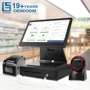 Direct Dactory Wholesale 15.6inch All In 1 Touch Screen Pos System Cash Register Pos Terminal System For Retail Shop