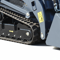 Mini-chargeuse sur chenilles V1100, chargeuse frontale compacte diesel EPA pour travaux agricoles et de construction