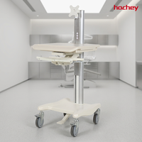 Chariot médical mobile pour instruments, fourni par l'usine, pour moniteur, ECG et équipement d'échographie