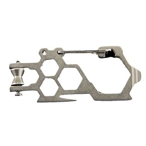 Ztc400 Aluminum Alloy <b>Carabiner</b> With Pulley Multi Functional Pocket Tool For Outdoor Use - Product Image 3