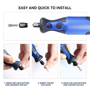 8v כלי rotary ערכת usb טעינה אלחוטית 5 מהירות 32 מחשבים אביזרים 7.2v אלחוטי מקדחה USB מיני מטחנת - Product Image 5