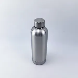 Groothandel Custom Logo Enkele Muur Herbruikbare Sport Drinken Metalen Roestvrijstalen Waterfles