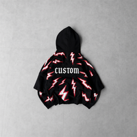 Sweat à capuche zippé surdimensionné en coton 100% pour homme avec logo personnalisé, pour un streetwear éco-responsable, sweat à capuche décontracté OEM ODM